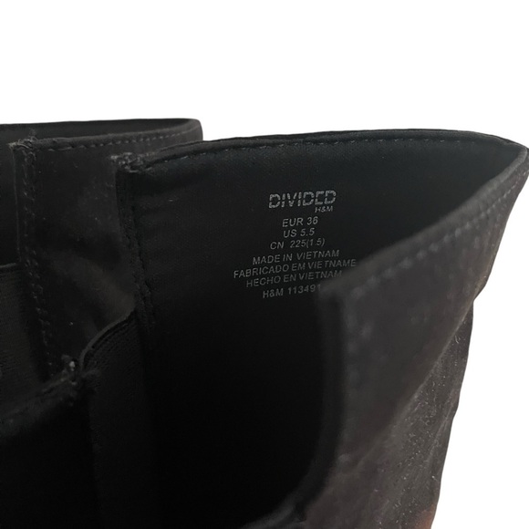 Divided H@M Knee High Platform Boots Women Size 6 - Picture 7 of 7